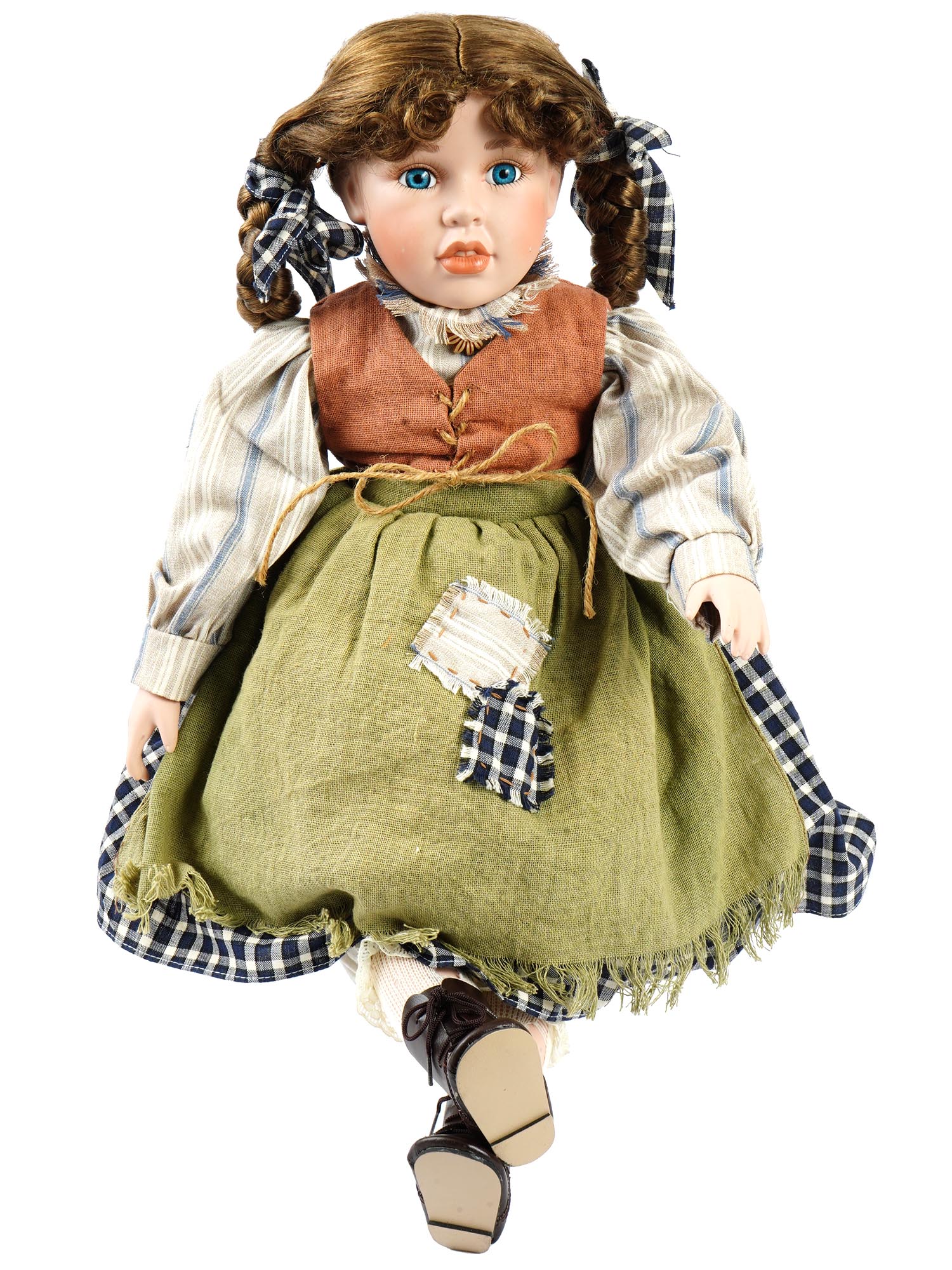 VINTAGE LTD MORNING PORCELAIN GIRL DOLL PIC-0