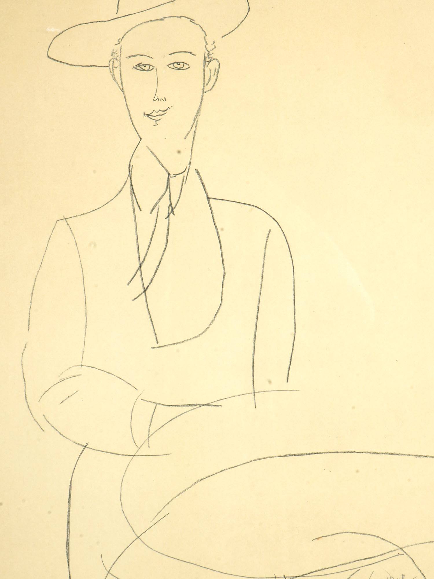 AFTER AMEDEO MODIGLIANI SIGNED LITHOGRAPH PIC-1