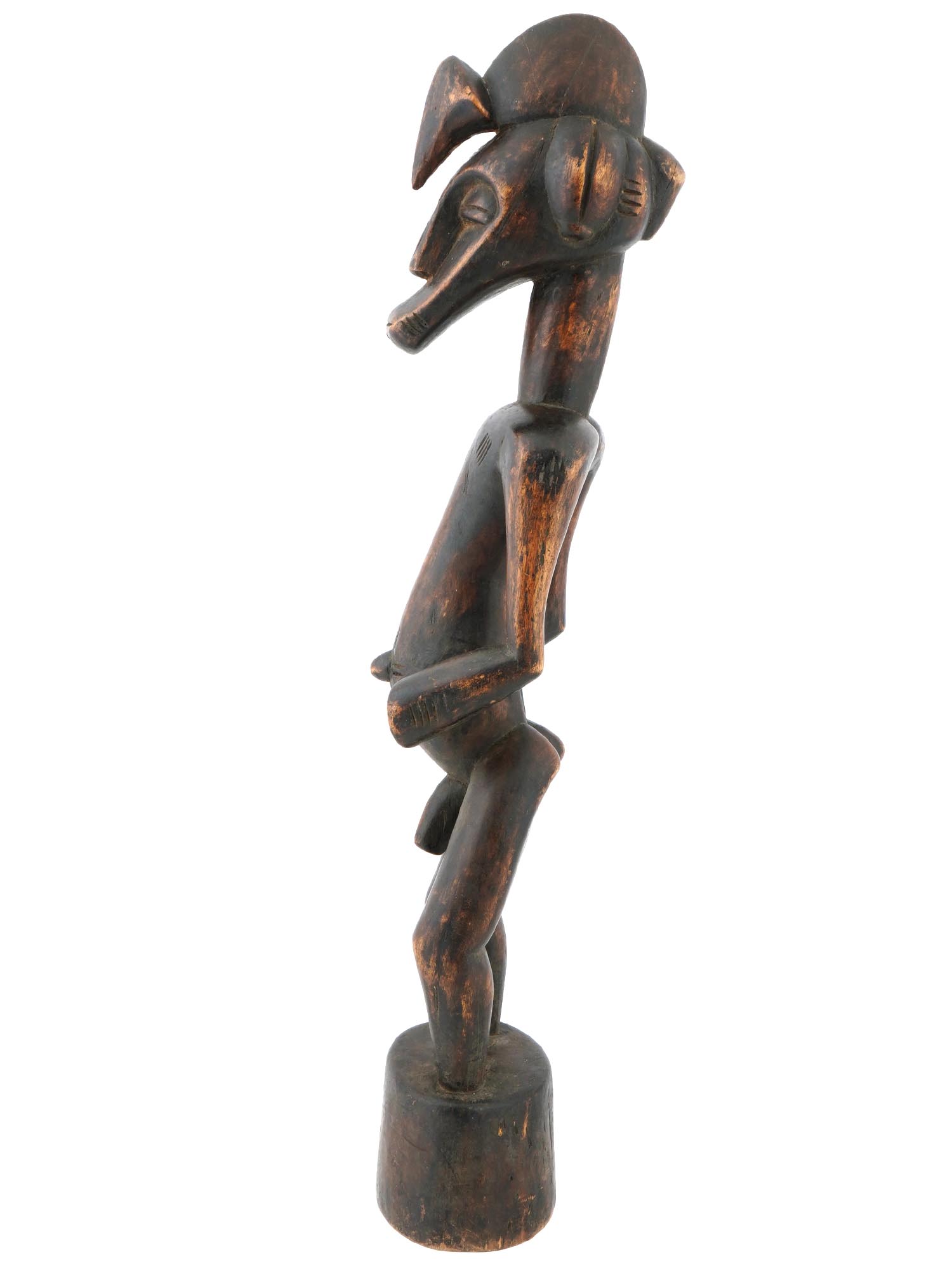 WEST AFRICAN SENEFU PEOPLE FUNERAL RITUAL FIGURE PIC-2