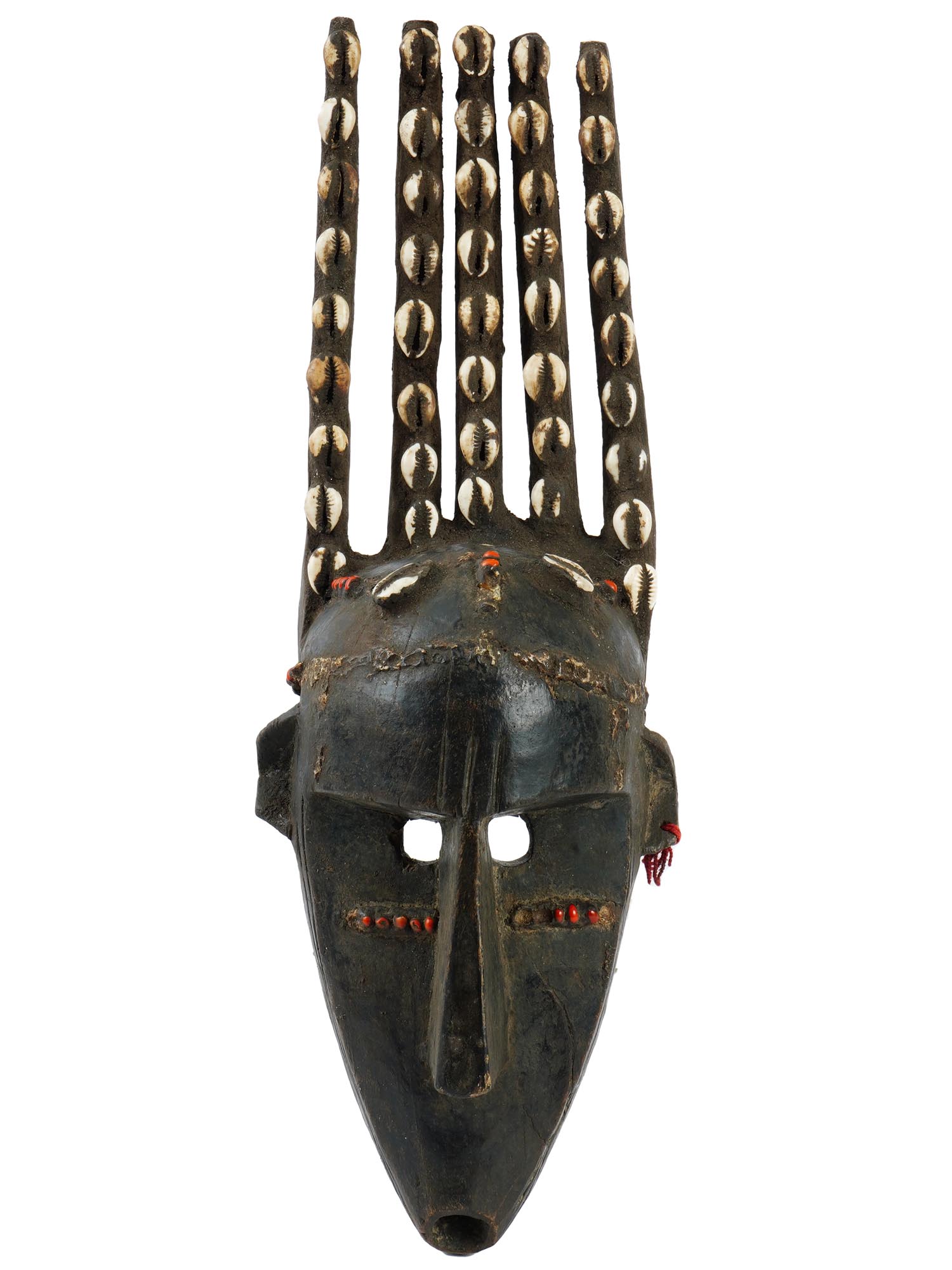 MALI WEST AFRICA NTOMO PEOPLE WOODEN RITUAL MASK PIC-0