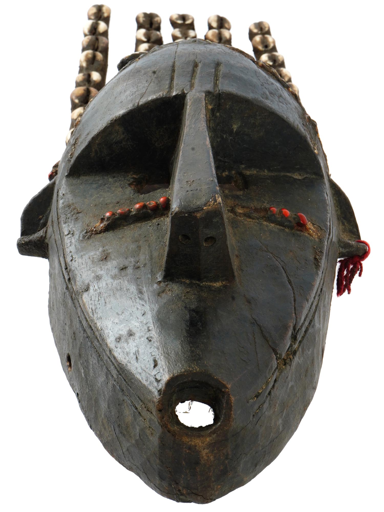 MALI WEST AFRICA NTOMO PEOPLE WOODEN RITUAL MASK PIC-4