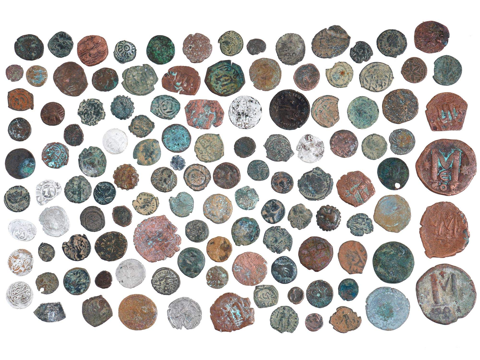 ANCIENT MEDITERRANEAN AND ISLAMIC BRONZE COINS PIC-0