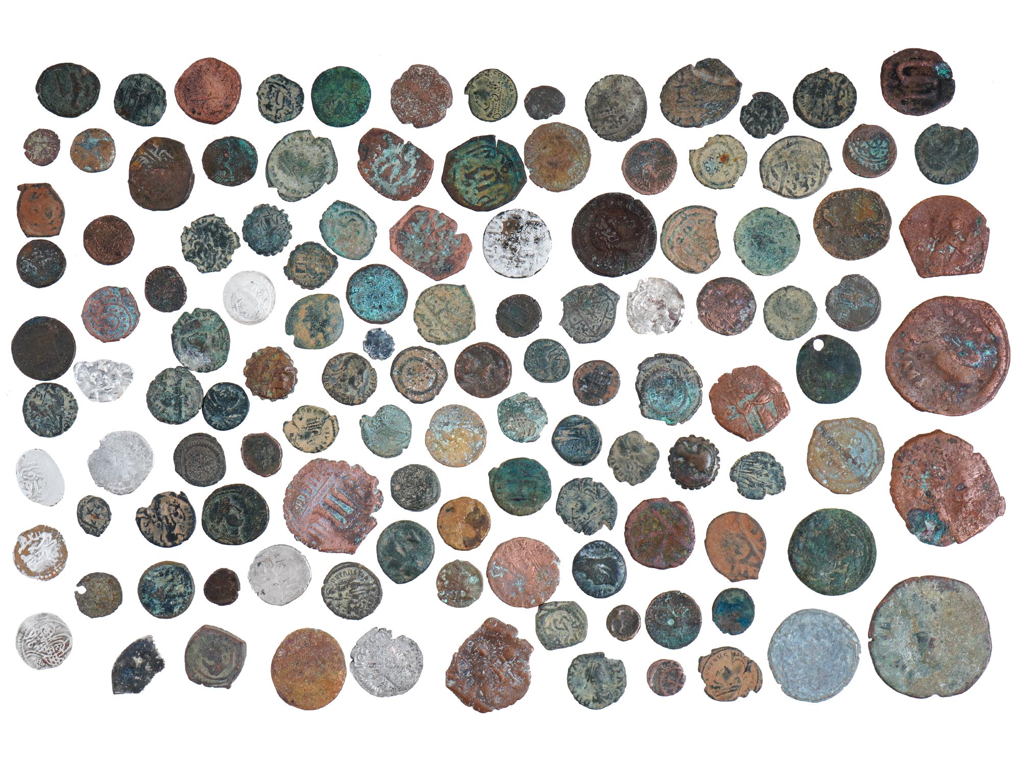 ANCIENT MEDITERRANEAN AND ISLAMIC BRONZE COINS PIC-1