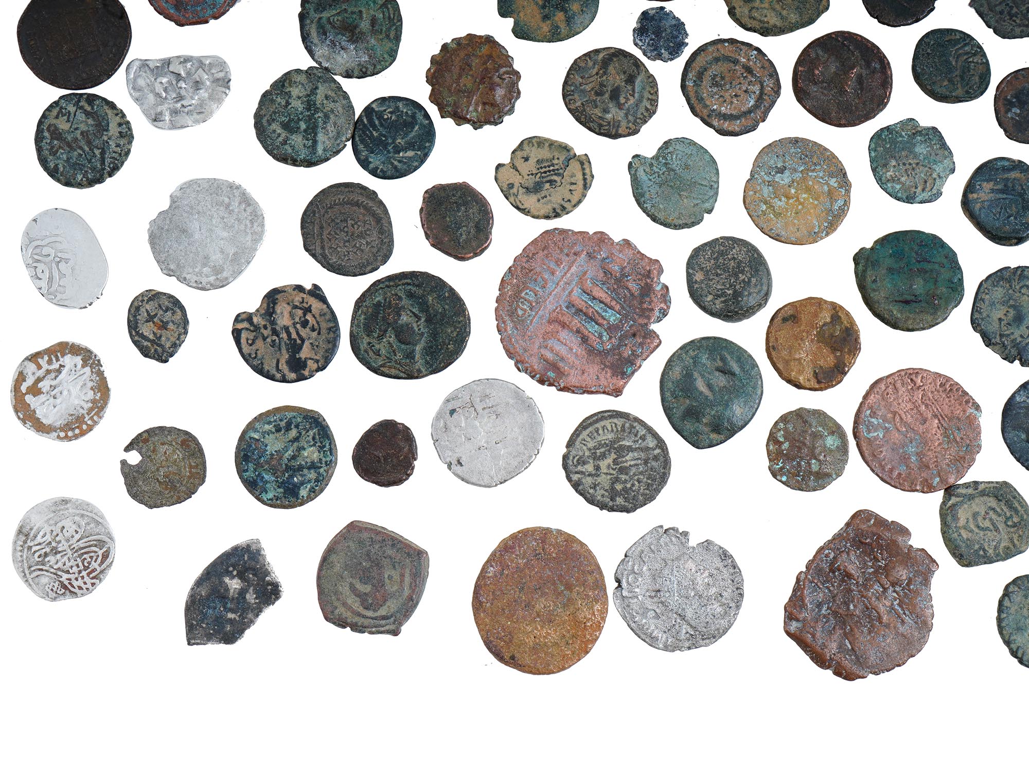 ANCIENT MEDITERRANEAN AND ISLAMIC BRONZE COINS PIC-3