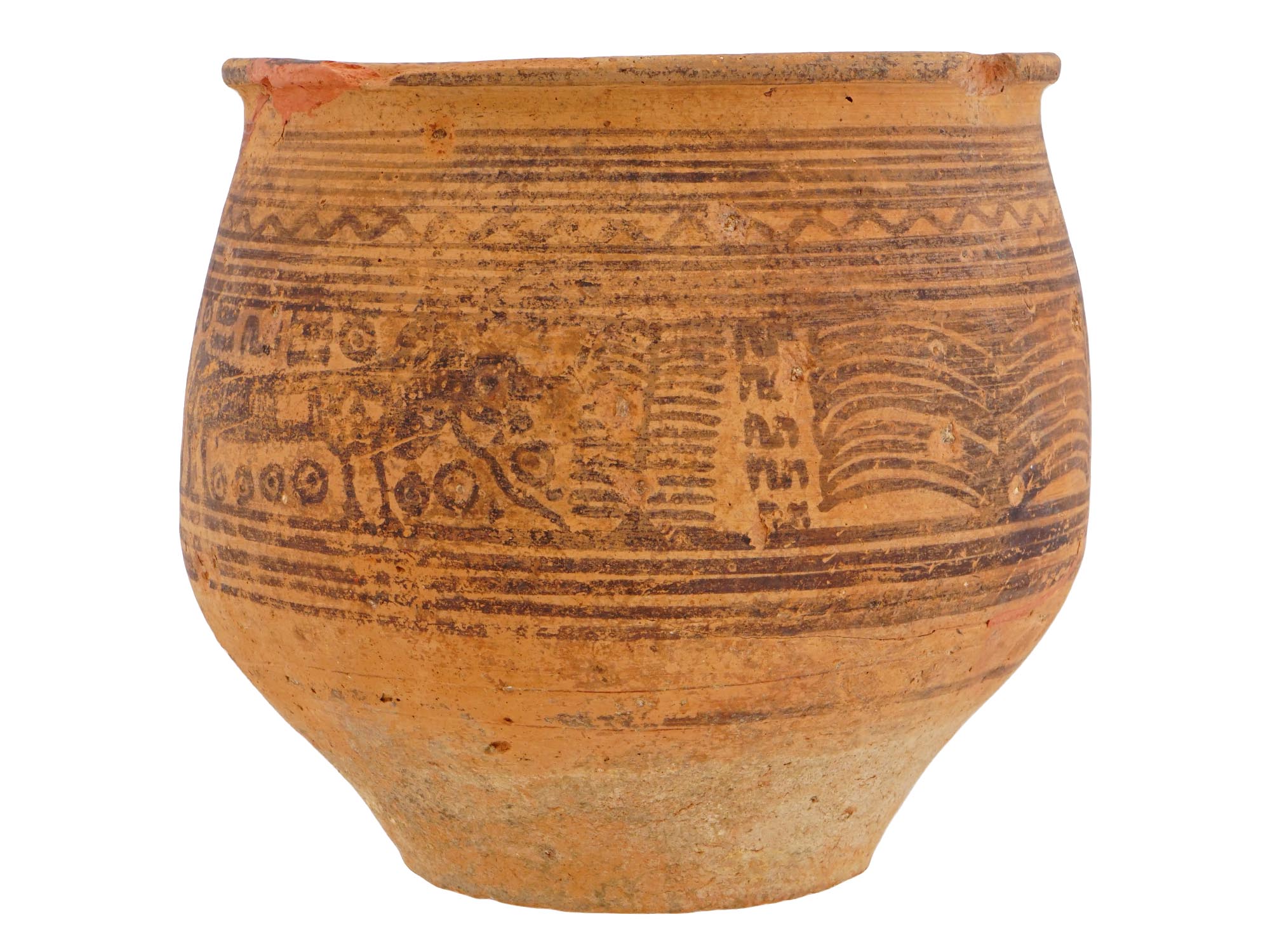 LARGE ANCIENT HARAPPAN POTTERY VASE FROM INDUS VALLEY PIC-1