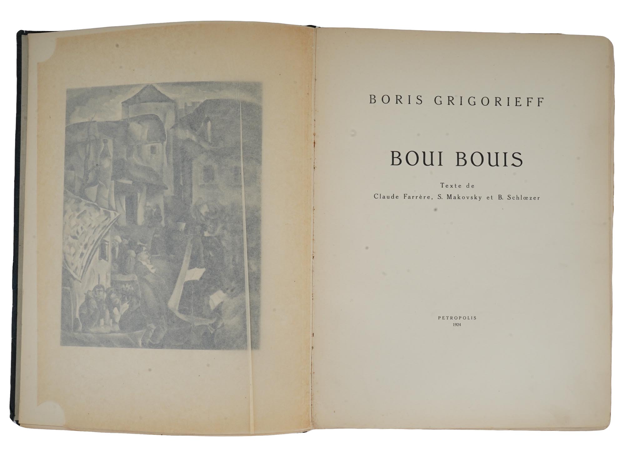 ANTIQUE BOUI BOUIS ALBUM BOOK BY BORIS GRIGORIEV PIC-3