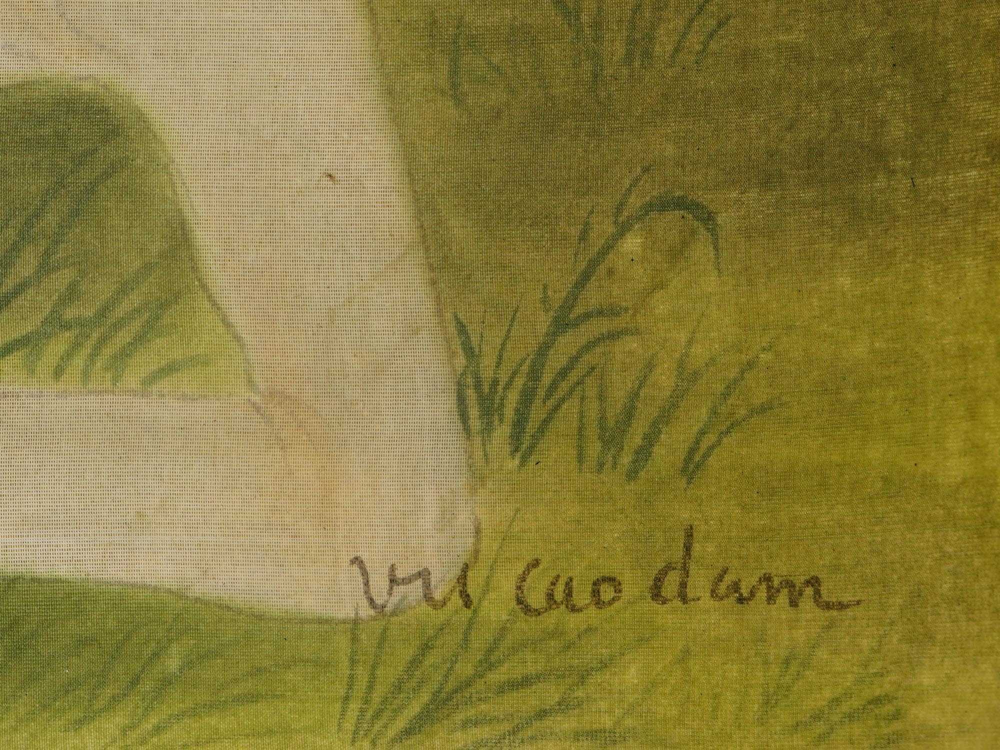 ATTR VU CAO DAM VIETNAMESE PAINTING ON SILK PIC-2