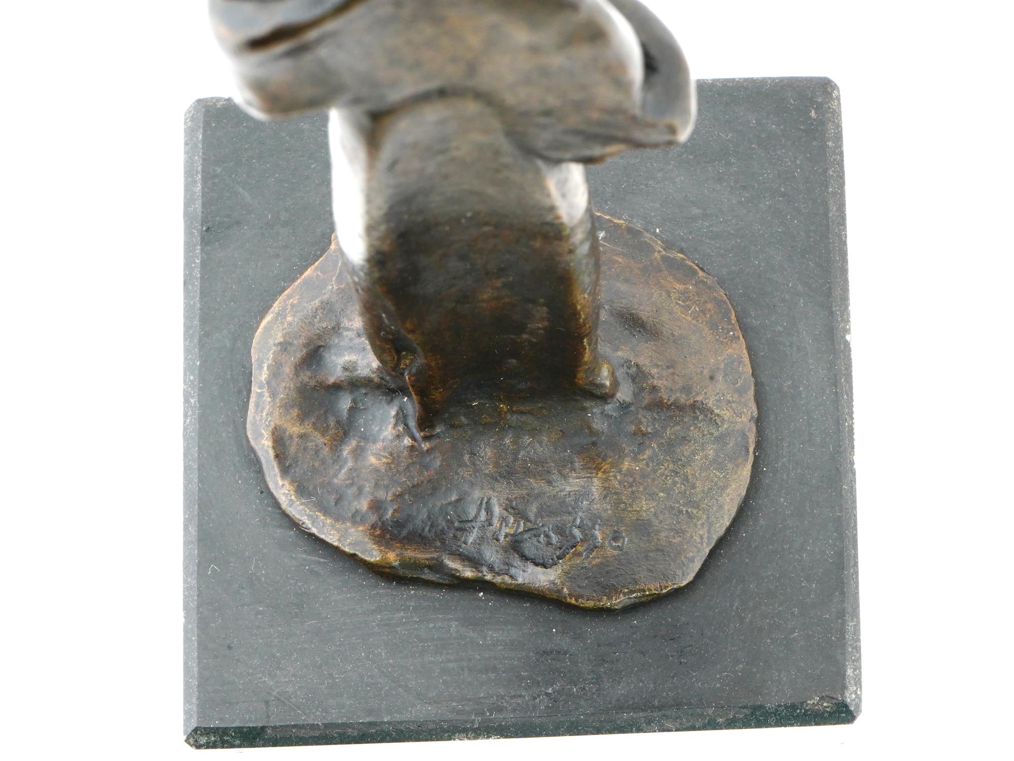 ATTR TO PABLO PICASSO CUBIST BRONZE SCULPTURE PIC-5