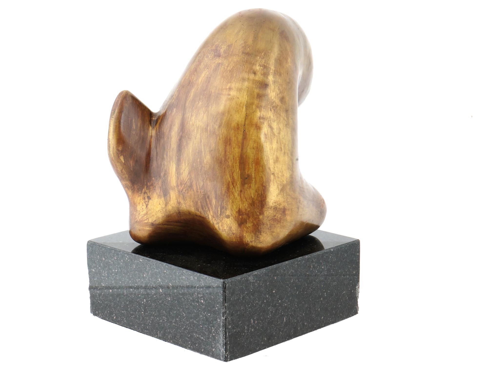 ATTR TO JEAN ARP FRENCH ABSTRACT BRONZE SCULPTURE PIC-3