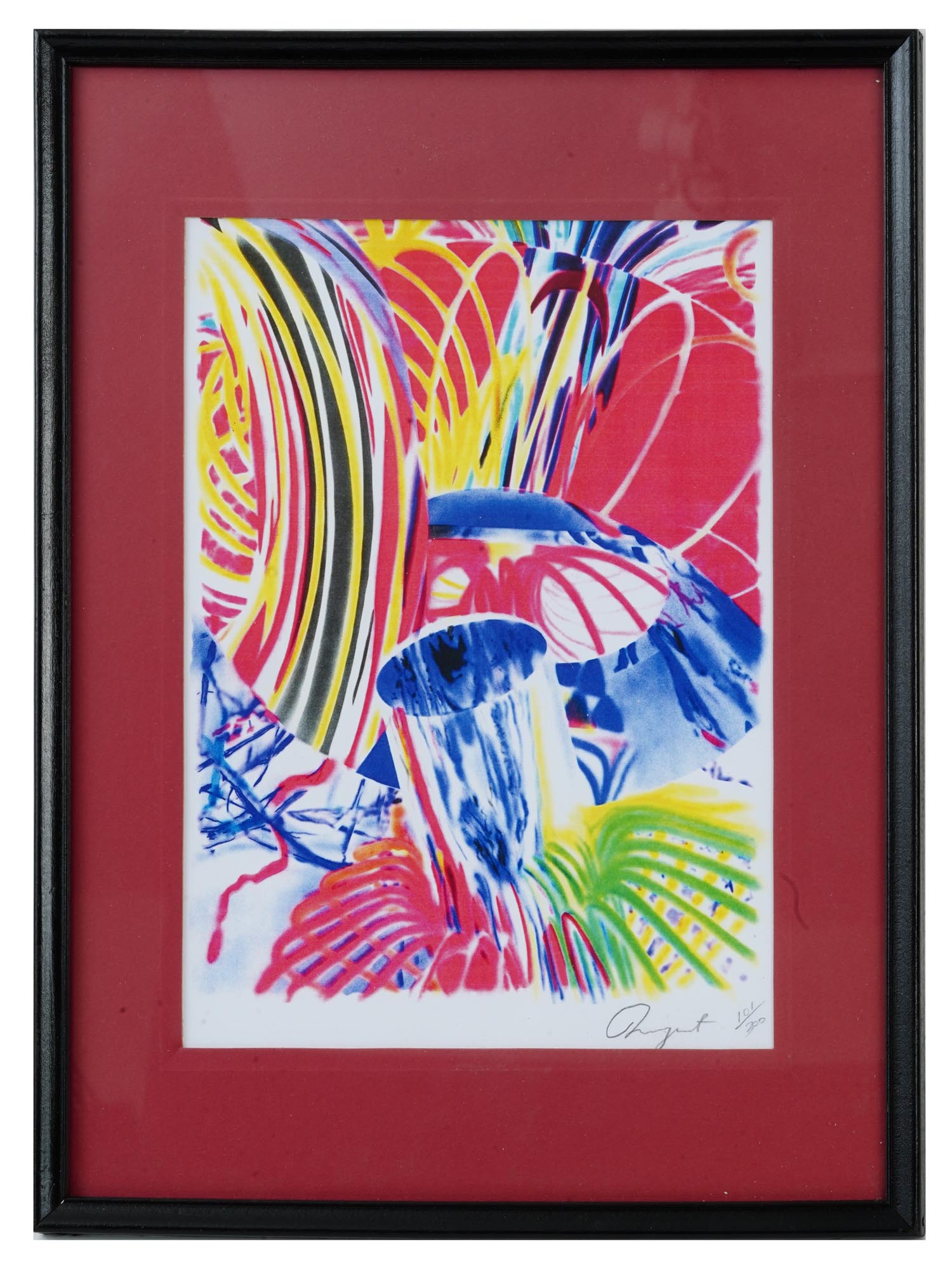 AMERICAN ABSTRACT LITHOGRAPH BY JAMES ROSENQUIST PIC-0