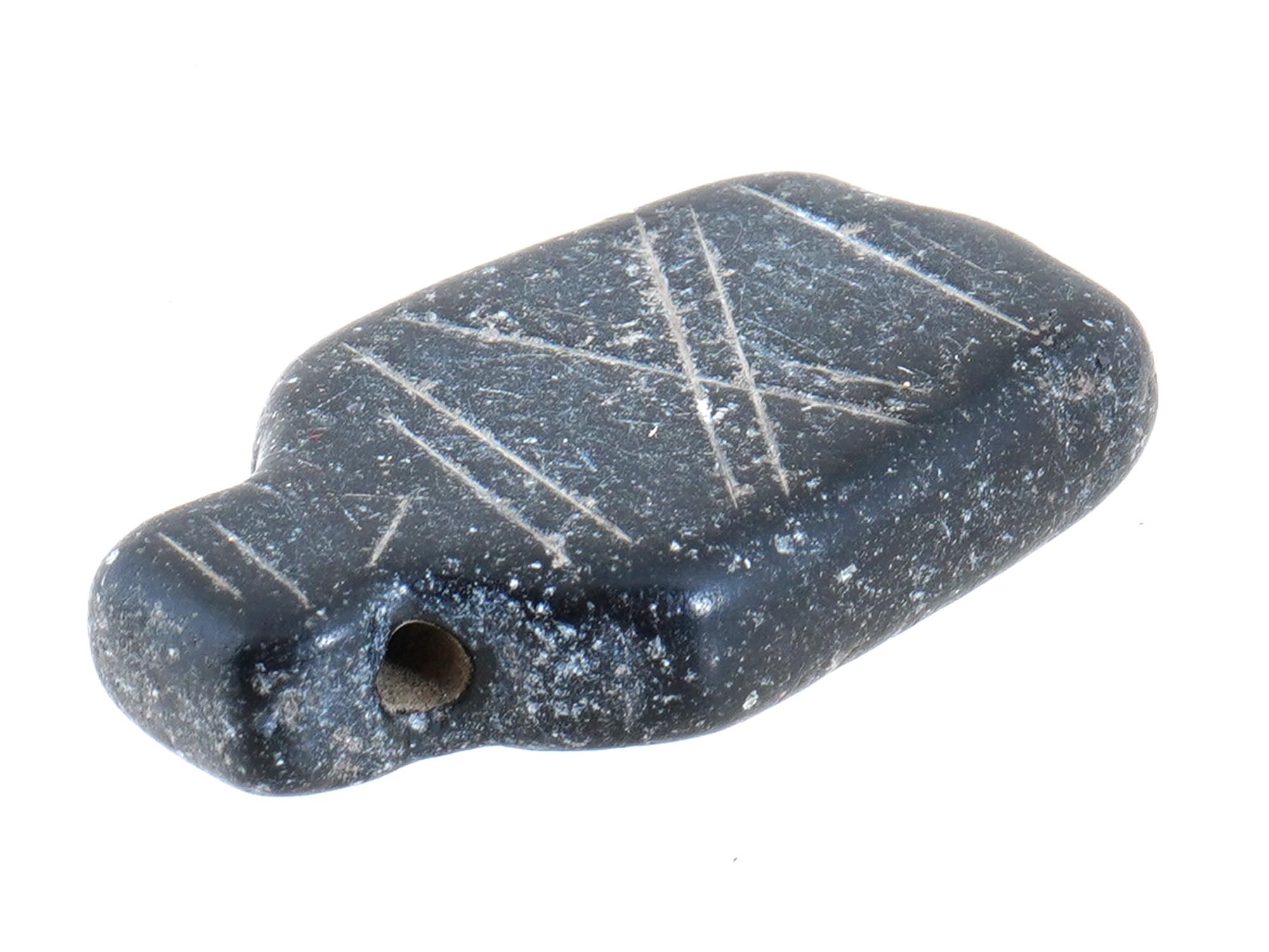 ANCIENT EGYPTIAN ENGRAVED STEATITE PENDANT PIC-2