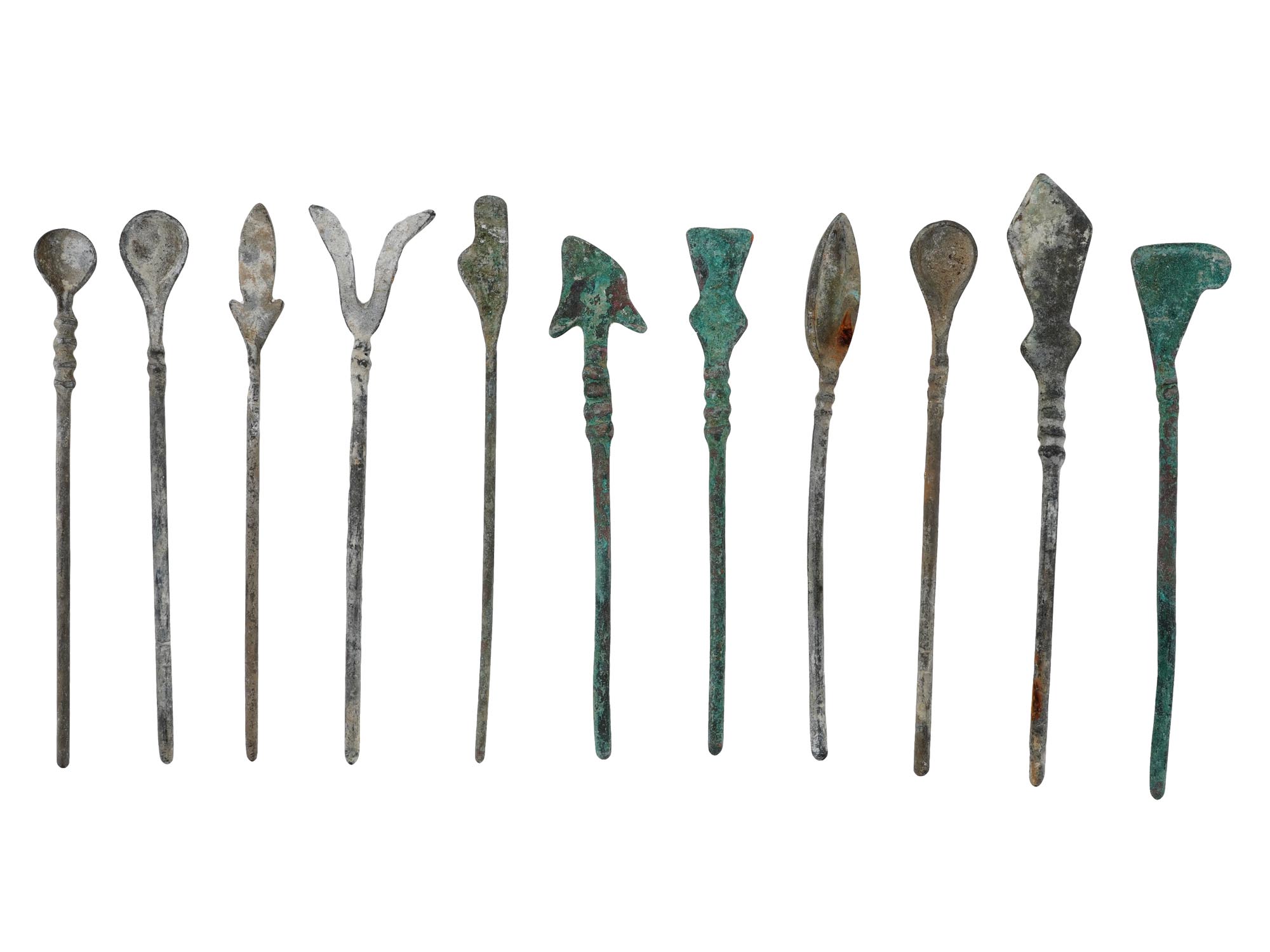 ANCIENT ROMAN BYZANTINE PERIOD BRONZE MEDICAL TOOLS PIC-2