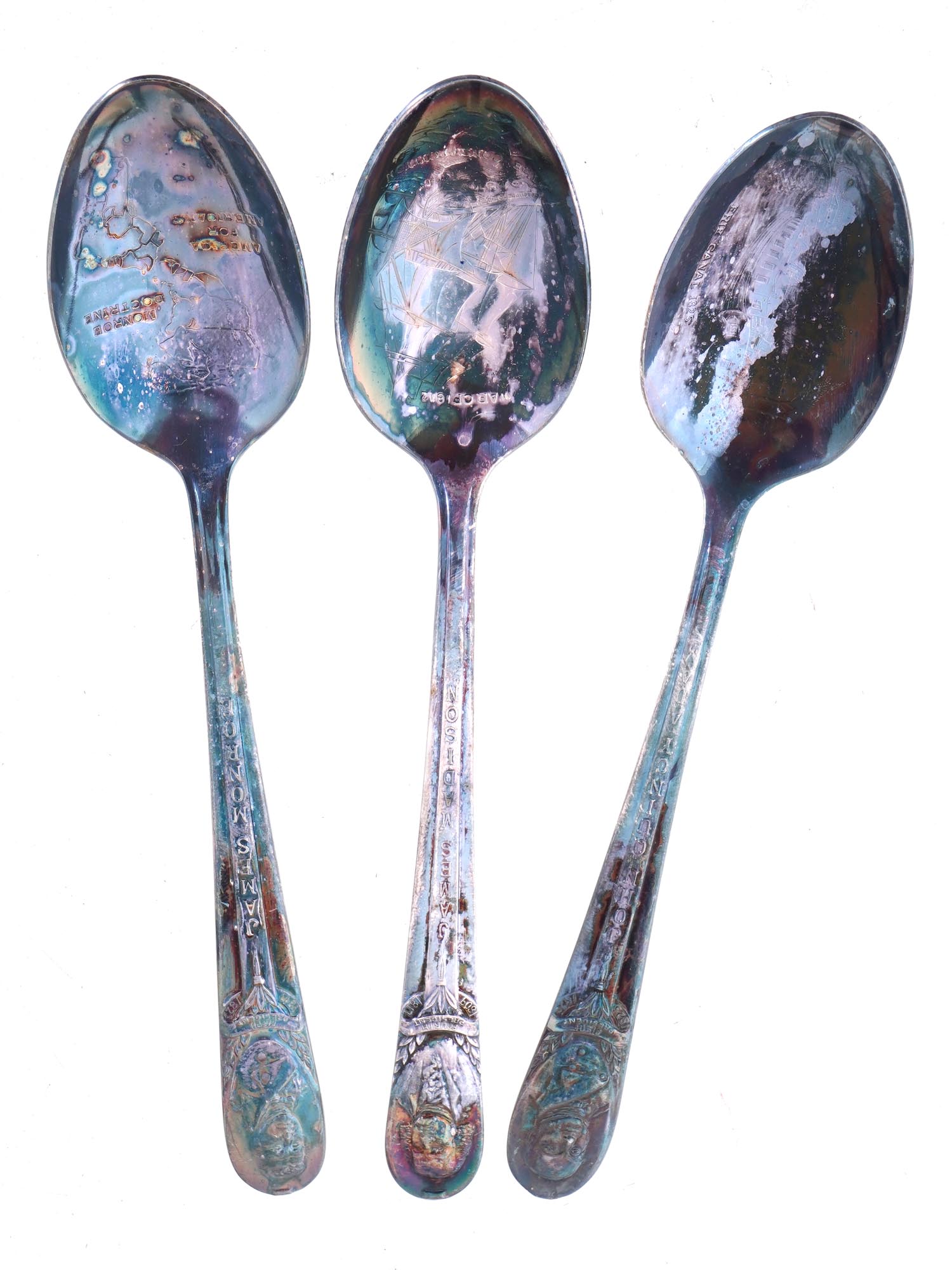 AMERICAN COLLECTION SOUVENIR SPOONS BY WM ROGERS PIC-3