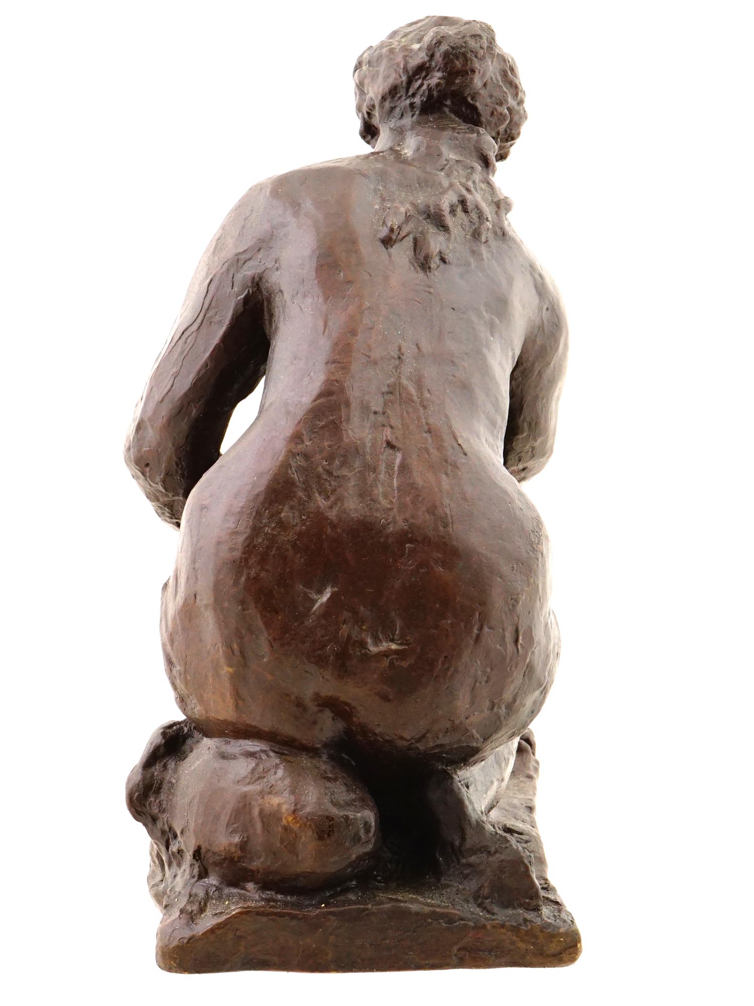 LAUNDRESS BRONZE SCULPTURE AFTER PIERRE RENOIR PIC-4