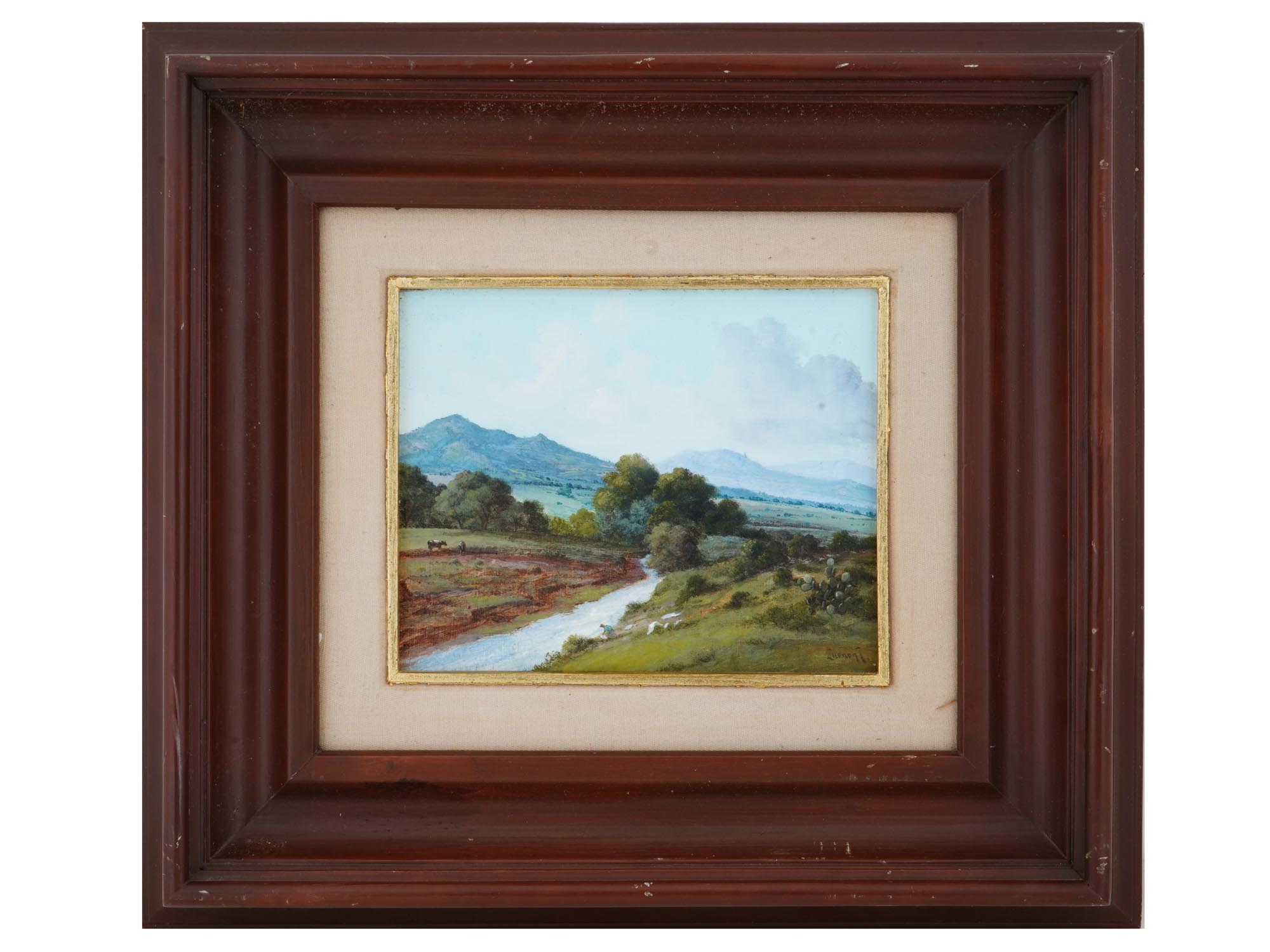 MEXICAN LANDSCAPE PAINTING BY MARCO ANTONIO ZEPEDA PIC-0