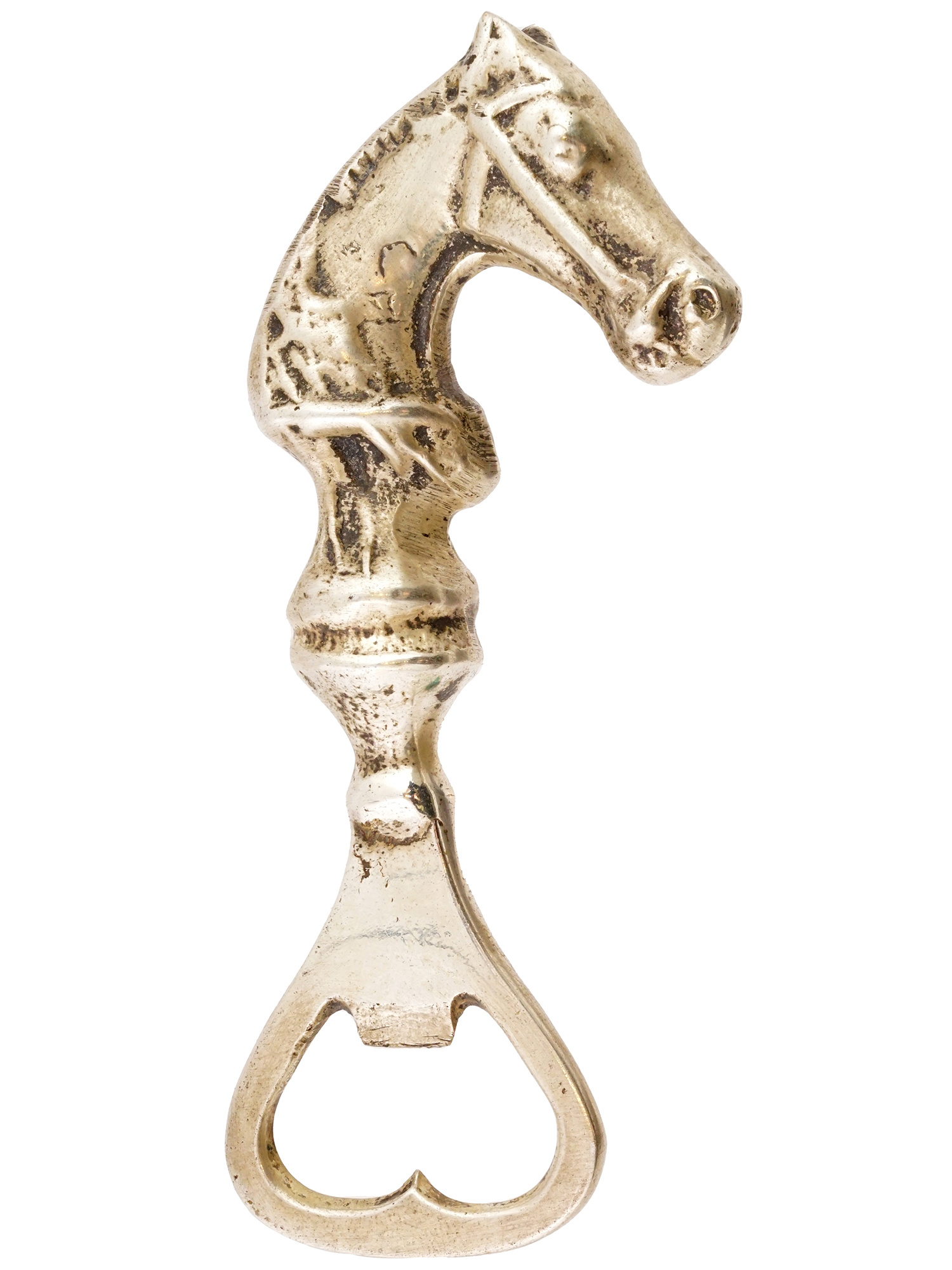 VINTAGE FRENCH HORSE HEAD BOTTLE OPENER BY HERMES PIC-1