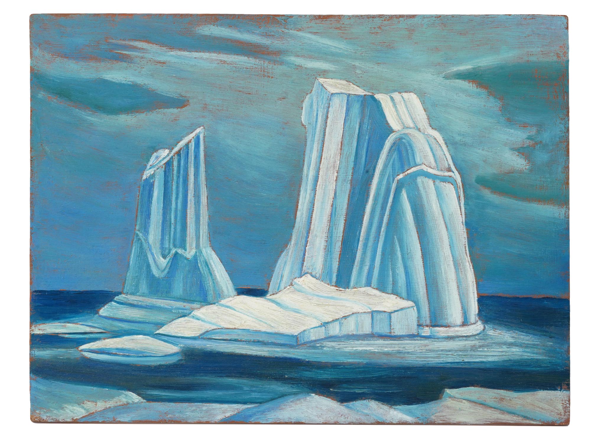 LAWREN STEWART HARRIS CANADIAN ICEBERG OIL PAINTING PIC-0