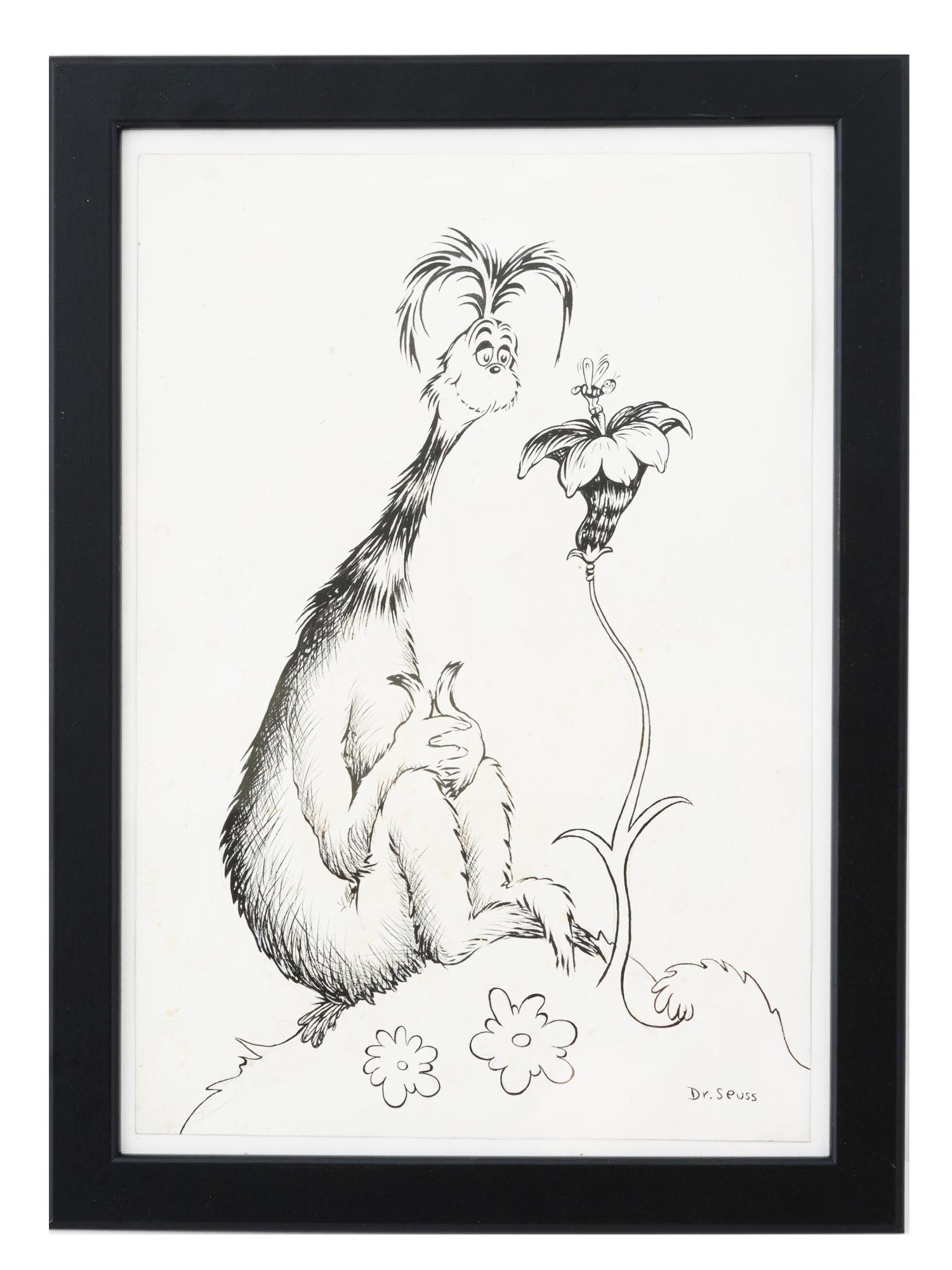 AMERICAN ILLUSTRATION INK PAINTING BY DR SEUSS PIC-0