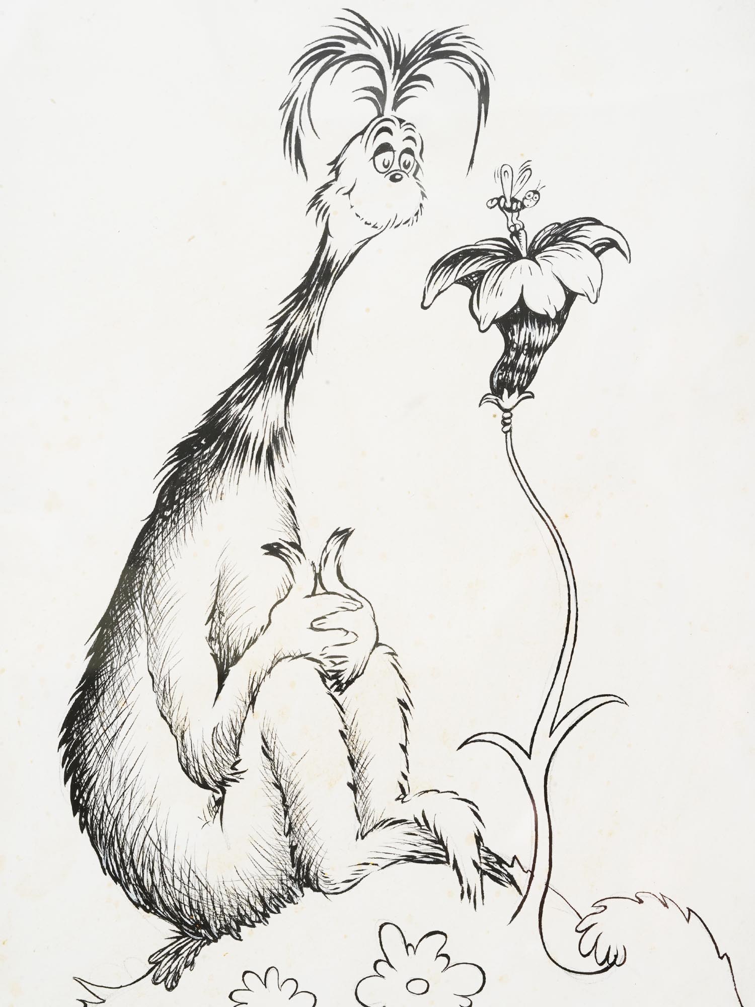 AMERICAN ILLUSTRATION INK PAINTING BY DR SEUSS PIC-1