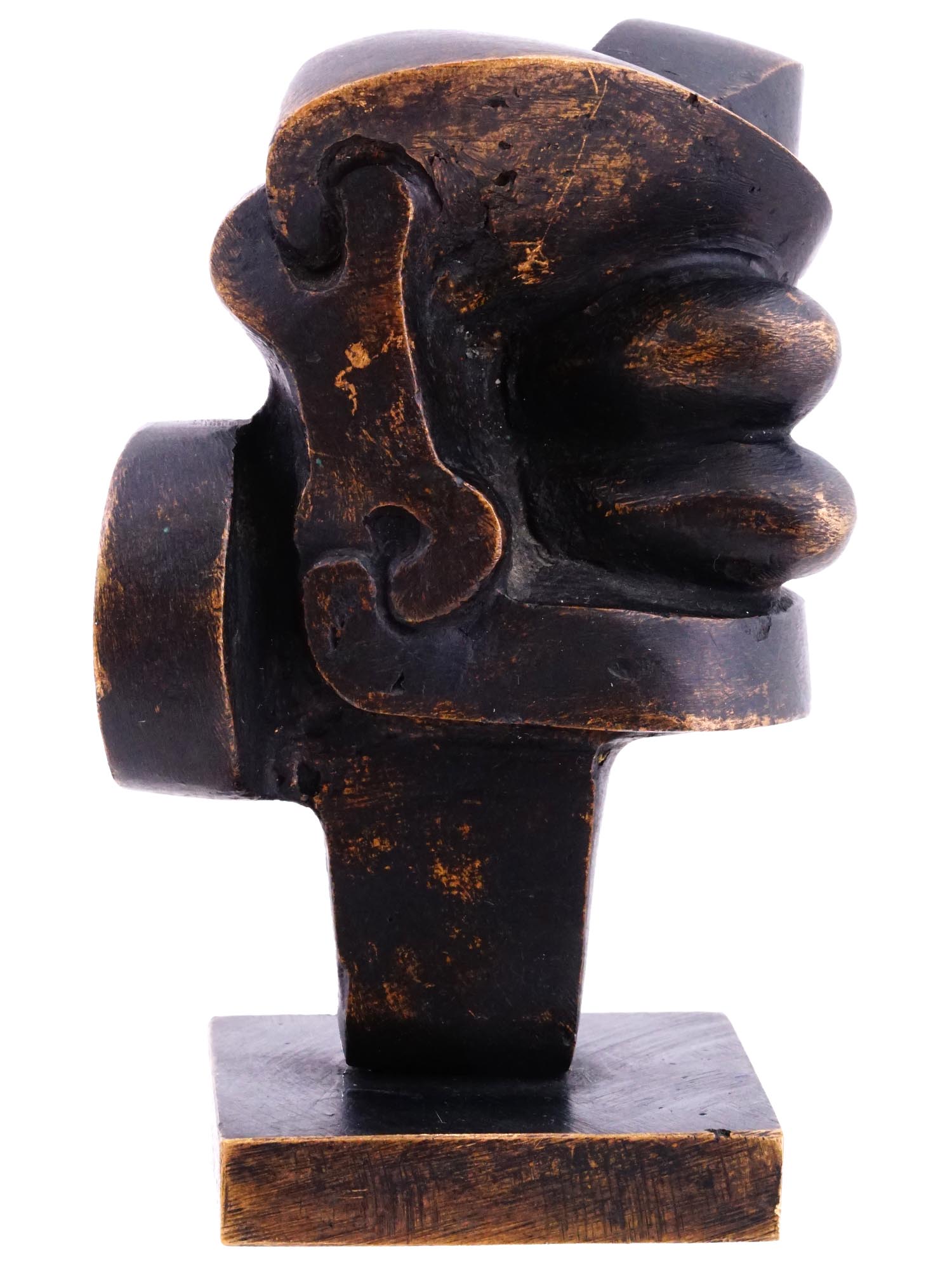 CANADIAN BRUTALIST BRONZE SCULPTURE BY SOREL ETROG PIC-4