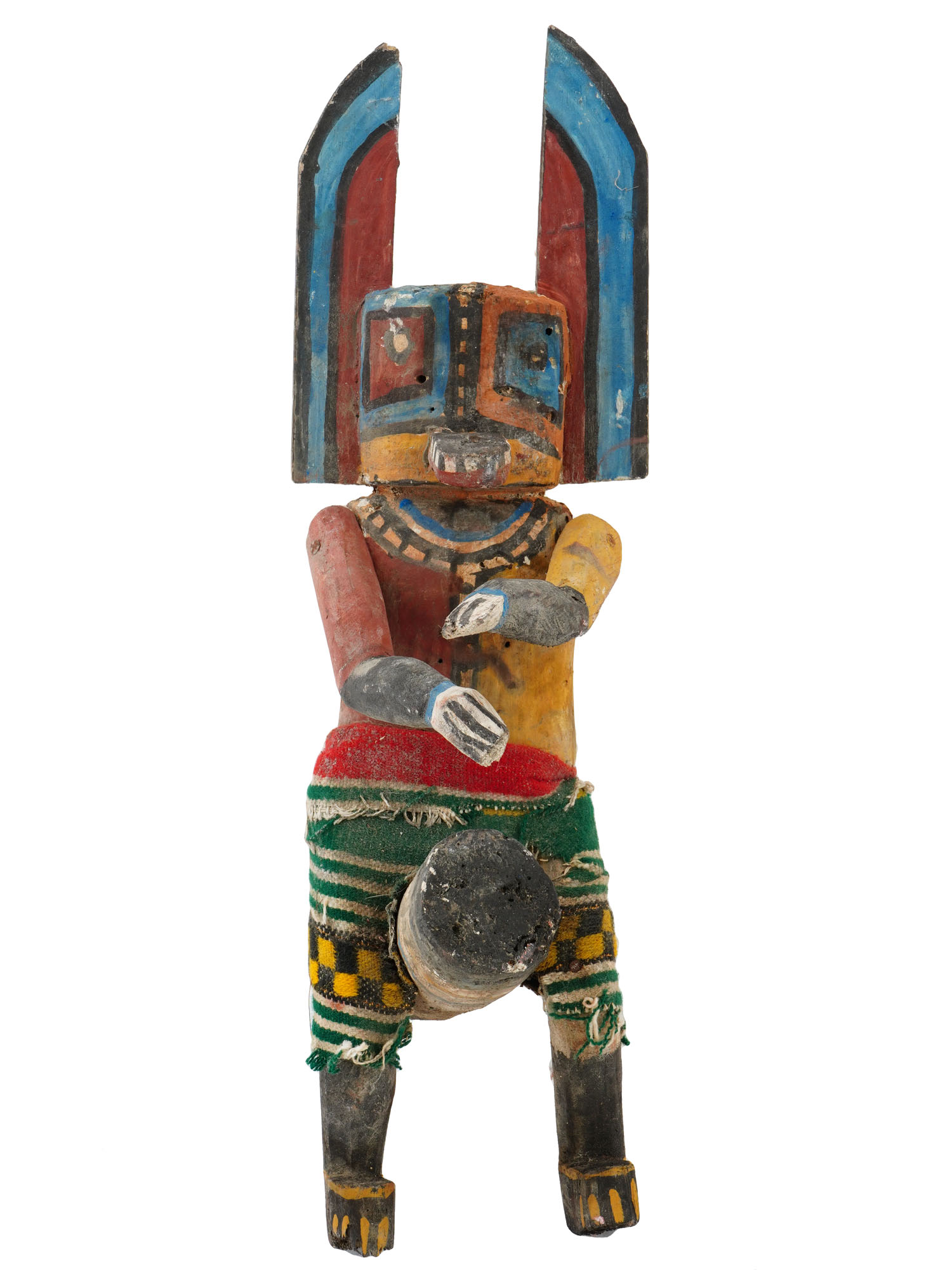 NATIVE AMERICAN HAND CARVED WOODEN HOPI KACHINA DOLL PIC-1