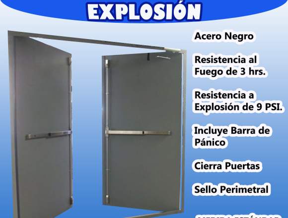 Puerta Doble Contra Explosión