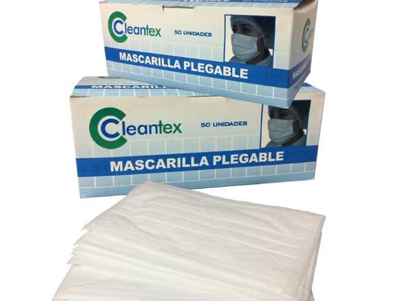 Mascarillas desechables Cleantex 