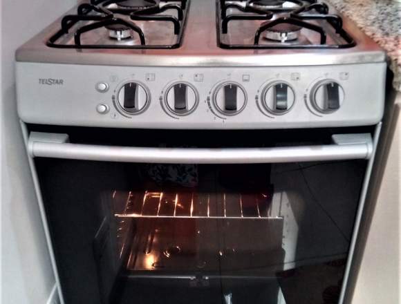 Cocina Gas Telstar 24" 4Q Inox