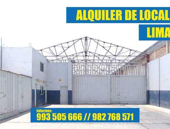ALQUILER DE LOCAL - INFO AL 993505666 / 982768571