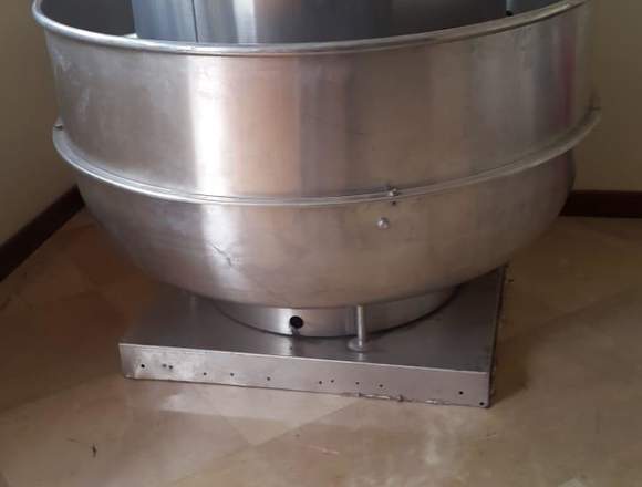 Extractor: motor de inducción e inyección+campana