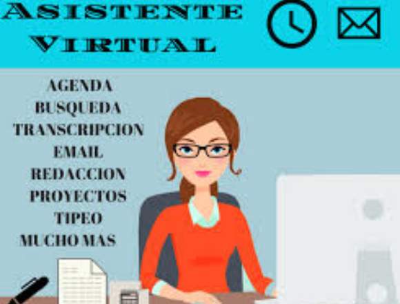 Asistente administrativo(a) virtual medio tiempo