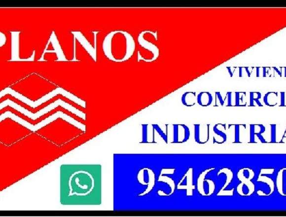 PLANOS: VIVIENDAS, COMERCIOS E INDUSTRIAS