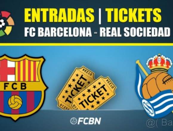 Entradas de futbol FC Barcelona - Real Sociedad