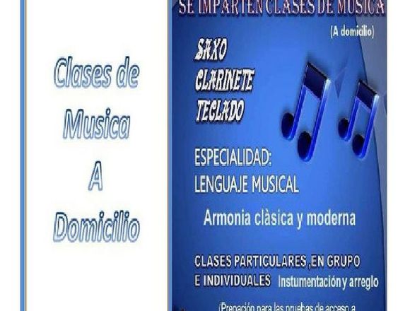 CLASES DE MUSICA A DOMICILIO