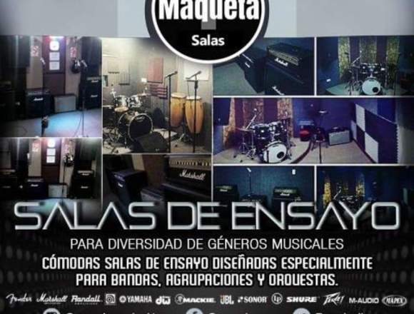 Salas de ensayo para Bandas