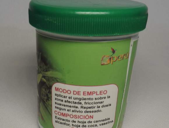 crema hunguento de cannbis 100 gr.