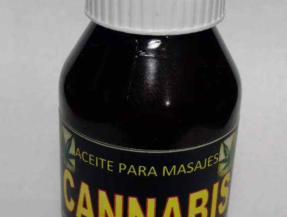 aceite para masajes de canbis 100cc