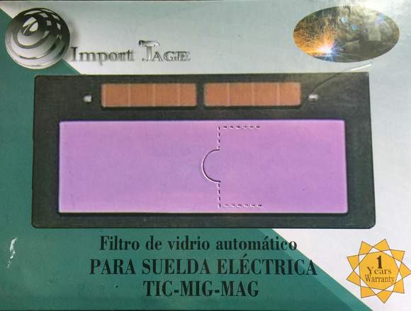 Filtro de vidrio FOTOSENSIBLE para soldar