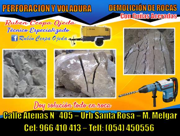 Perforación y voladura de Rocas