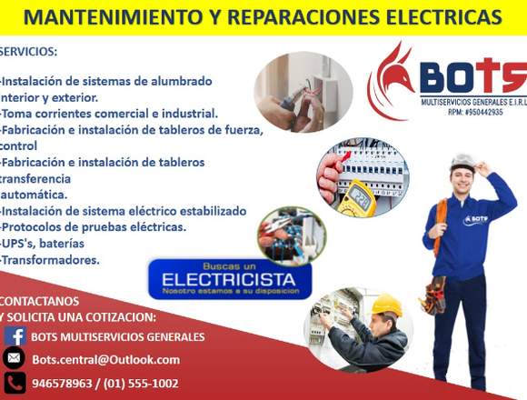  INSTALACIONES Y REPARACIONES ELECTRICAS