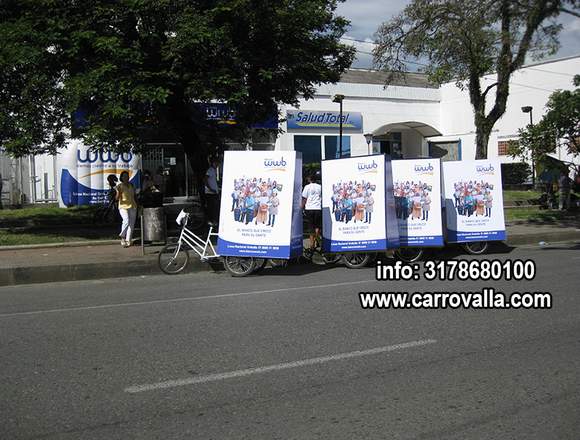 Carro Valla - Publicidad Movil - Bicivalla 