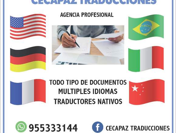 AGENCIA DE TRADUCCIÓN DE DOCUMENTOS EN TODO IDIOMA