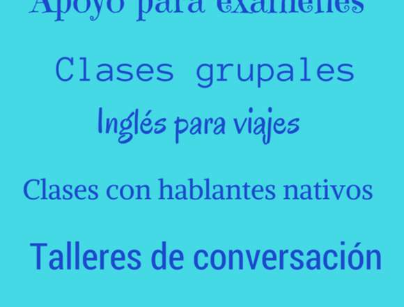 Clases de Inglés- casco urbano