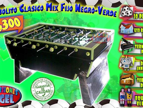 venta de futbolitos clasico mix fijo 