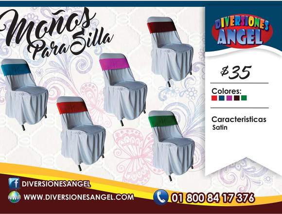 venta de moños para sillas 