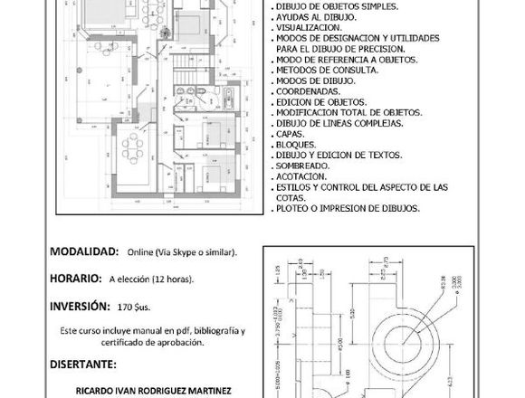 AutoCad 2D Online con certificación internacional