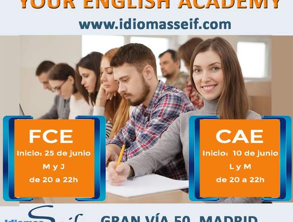 FCE/CAE Cambridge English. Agosto 2019