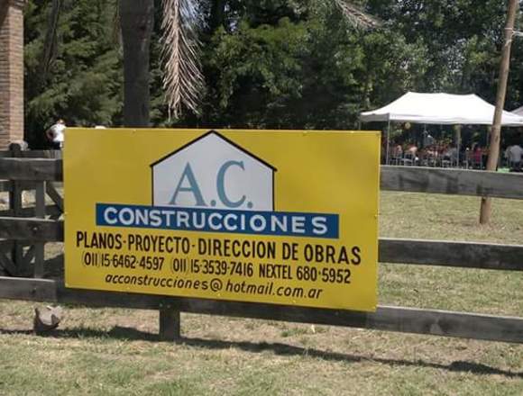 Servicio de construcciones,refacciones y reformas.