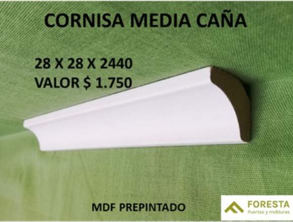 Molduras MDF prepintado Primera calidad