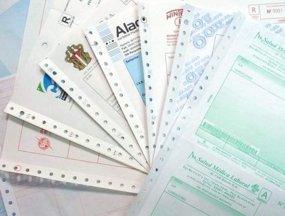 FACTURAS FORMATOS CONTINUOS Y PLANOS - BOLETAS